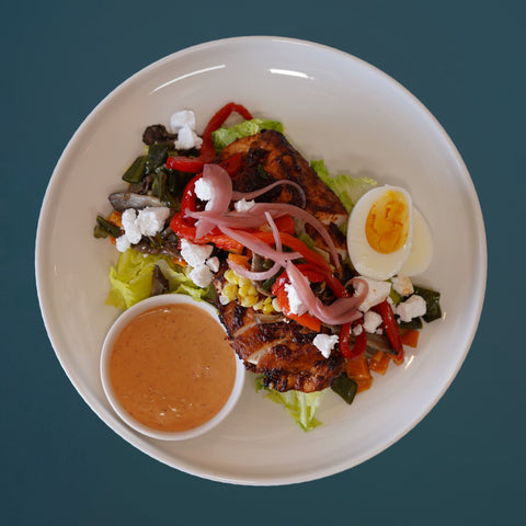 Poblano Chicken Caesar Salad
