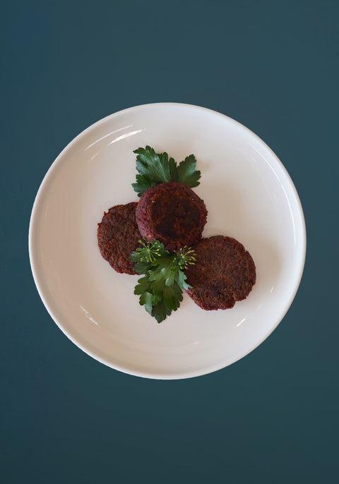 ORQA Signature Beet Veggie Burger (3 x 4oz each, approx.)