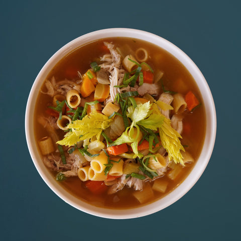 Hearty Slow Braised Chicken Noodle Soup (12oz)