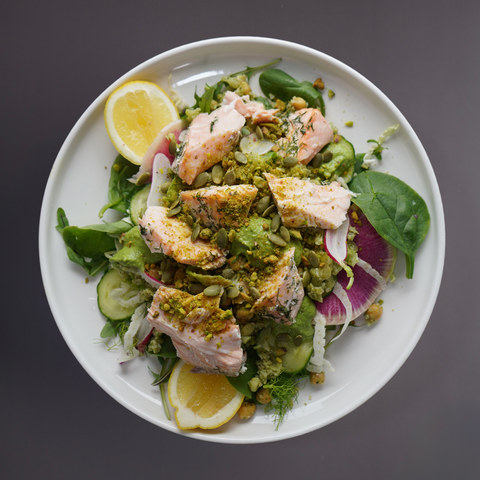 Green Goddess Wild Salmon Salad