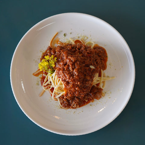 Pasta in Beef Ragout with Shaved Parm (1 lb)