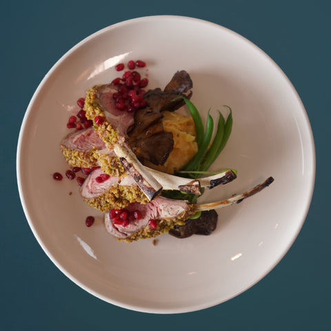 Pistachio & Pomegranate Lamb Rack
