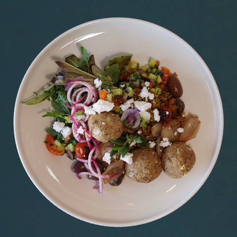 Greek-Style Turkey Meatballs