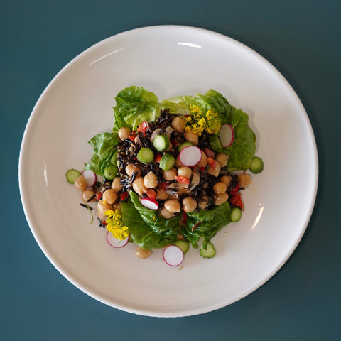 Wild Rice and Chickpea Salad - (300g)